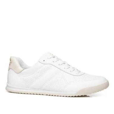 Imagem de Tênis Pegada Feminino em Couro Branco 212807-01-Feminino