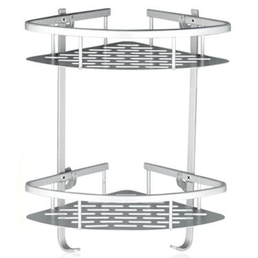 Imagem de Suporte De Shampoo Aluminio Rack De Banheiro