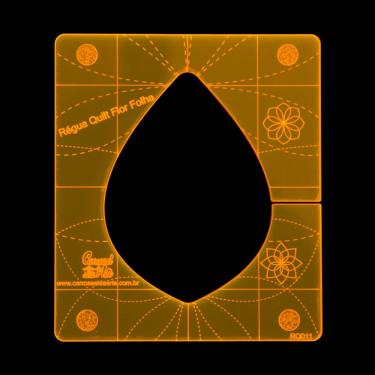 Imagem de Régua Para Quilting Flor Rq011