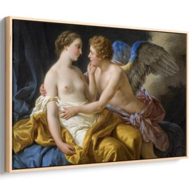 Imagem de Quadro Cupido e Psiquê - Louis Jean François Lagrenee (1754) - Mioquad