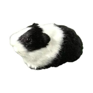 Imagem de Brinquedos De Pelúcia Realistas De Hamster, Figurinha De Porquinho-da-