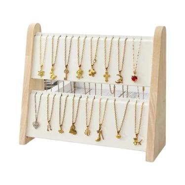Imagem de Suporte Organizador De Colares Em Madeira Para Exibição De Joias, Idea