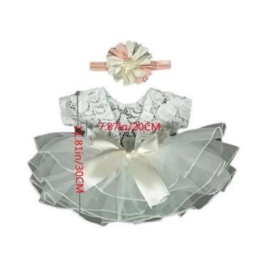 Imagem de Conjunto De Saia Tutu Com Laço Para Bebês Recém-nascidos, Fantasia Par