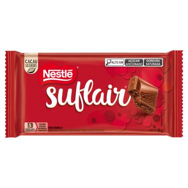 Imagem de TABLETE SUFLAIR AO LEITE 80G NESTLE