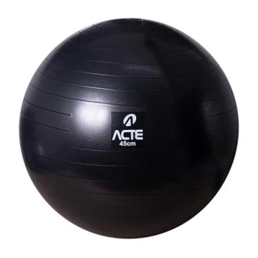 Imagem de Acte, Bola Pilates com Bomba de Ar 55cm T9-55P - Preto