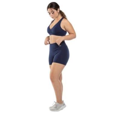 Imagem de Shorts Feminino Cintura Alta Academia Suplex Best Fit-Feminino