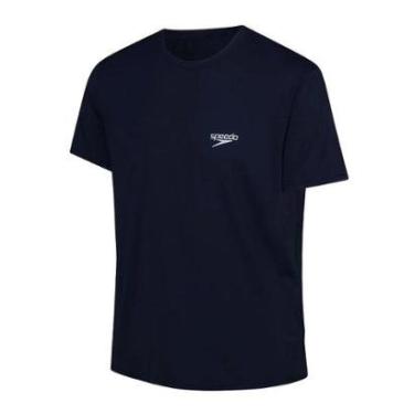 Imagem de Camiseta Speedo Basic Run Masculina Azul Noturno-Masculino