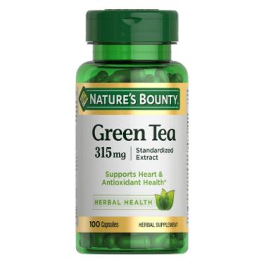 Imagem de Suplemento De Chá Verde Nature'S Bounty 315 Mg 100 Cápsulas-Unissex