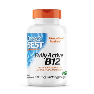 Imagem de Suplemento Doctor'S Best Fully Active B12 1500Mcg 180 Comprimidos-Unissex