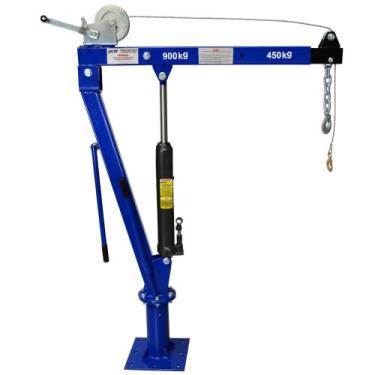 Imagem de Guincho hidraulico 900Kg giratorio para caminhonete com carretilha GC9