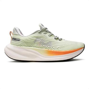 Imagem de Tênis Fila Racer Speedzone Feminino, Verde, Laranja, 35