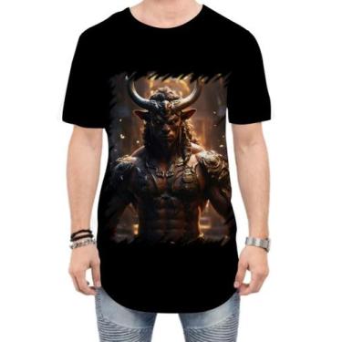 Imagem de Camiseta Longline Minotauro Criatura Fera Mitologia 5 - Kasubeck Store