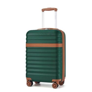 Imagem de Mala Kono 20" expansível TSA Lock Hardshell verde