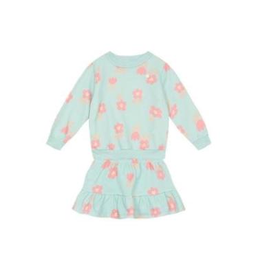 Imagem de Conjunto infantil menina com estampa floral Brandili-Feminino