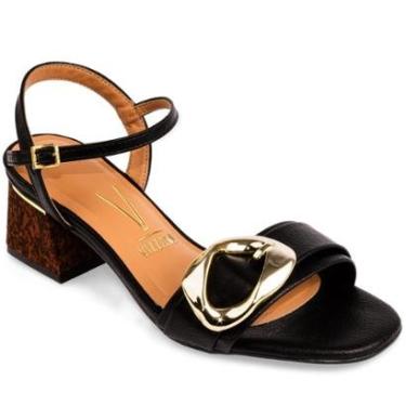 Imagem de Sandália Vizzano Salto Bloco Grosso Conforto Original 6428-Feminino