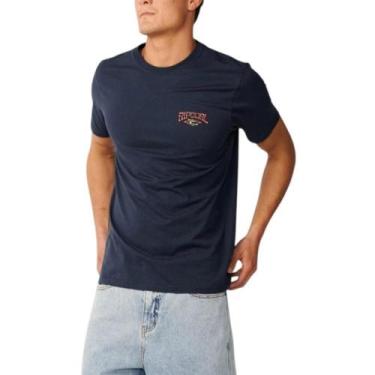 Imagem de Camiseta Rip Curl Air Shred Branca, GG, Azul