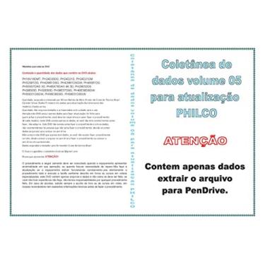 Imagem de DVD Coletânea de dados volume 05 para atualização PHILCO