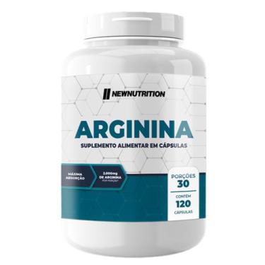 Imagem de Arginina Newnutrition 120 cápsulas, Sem Sabor