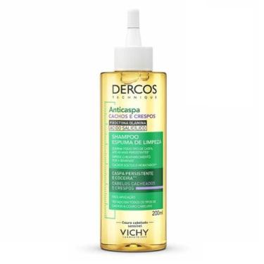 Imagem de Shampoo Anticaspa Espuma de Limpeza Cachos e Crespos Vichy Dercos 200m