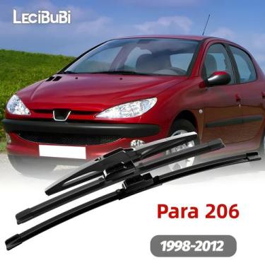 Imagem de Conjunto De Limpadores De Para-brisa Dianteiro E Traseiro Peugeot 206 