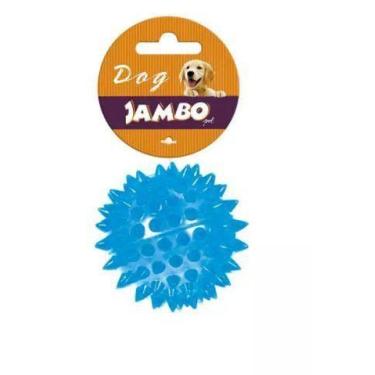 Imagem de Brinquedo Jambo Tpr Espinho Com Som Azul Pequeno