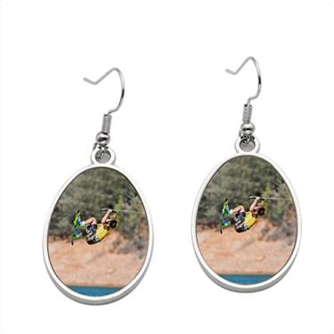 Imagem de Harley Clifford aus Brinco - Brincos com pingente para meninas - Presente de festa de aniversário dos namorados