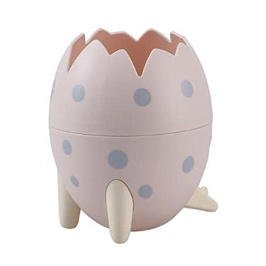 Imagem de Organizador criativo de caneta em formato de ovo de dinossauro para escola, escritório, organizador de pincéis de maquiagem Kawaii, fofo, decoração de mesa