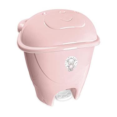 Imagem de Adoleta Bebê Lixeira Infantil Com Pedal Fofura 12 Litros Rosa