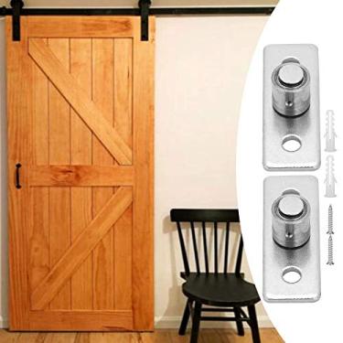 Imagem de Guia de rolo, guia de piso de porta de celeiro de aço inoxidável, para portas de madeira portas deslizantes