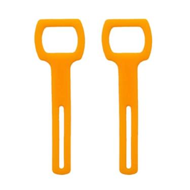 Imagem de Simhoa 2X alças de suporte octo de silicone macio para regulador de polvo mergulhado 2º estágio - laranja, 12 x 4 cm