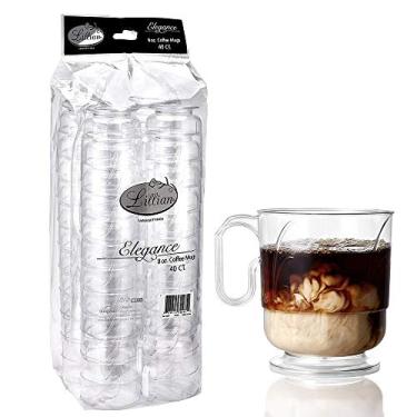 Imagem de Lillian Signature Collection Caneca de café com elegância de 40 unidades, 227 g, transparente