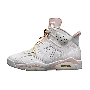 Imagem de Jordan Womens Air Jordan 6 WMNS DH9696 100 Gold Hoops - Size 11.5W