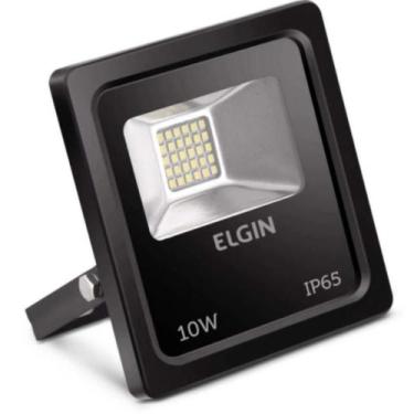 Imagem de Refletor Power Led 10W 6500K Ip65 Preto - Elgin