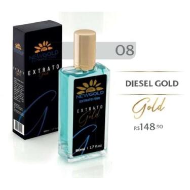 Imagem de Perfume Extrato Fino Reforçado Perfume Diesel Gold 50 Ml - Newgold Ext