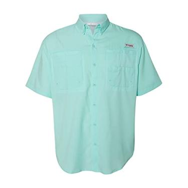 Imagem de Columbia Sportswear Men's Big Big and Tall Tamiami II Short Sleeve Shirt, 2X, Aqua