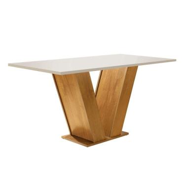 Imagem de Mesa para Sala de Jantar 120cm Tampo em MDF Espanha Espresso Móveis Ypê