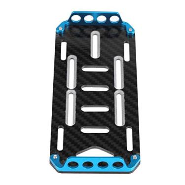 Imagem de Placa de montagem de bateria RC, placa de montagem de bateria, montagem de bateria para carro RC Axial D90 escala 1/10 Carro RC Axial SCX10 escala 1/10(azul)