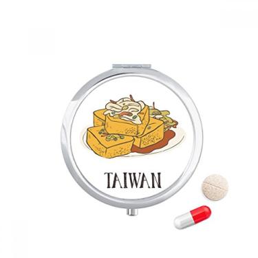 Imagem de Porta-comprimidos de tofu Taiwan com cheiro de cobra, caixa de armazenamento de medicamentos