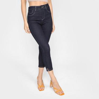 Imagem de Calça Jeans Cropped Sawary Cintura Alta Feminina