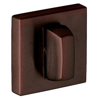 Imagem de Baldwin 6733 Fechadura de dedo interior e entrada com placa traseira para portas de 7,6 cm, bronze veneziano