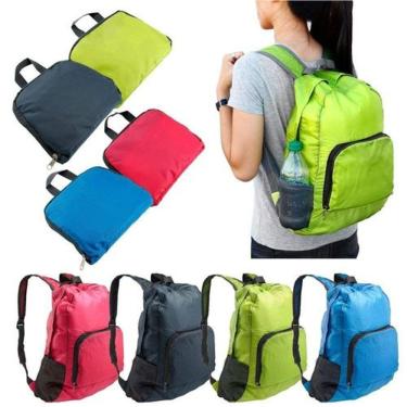 Imagem de Mochila Impermeáve De Nylon Dobrável l Esportiva Escolar 25L