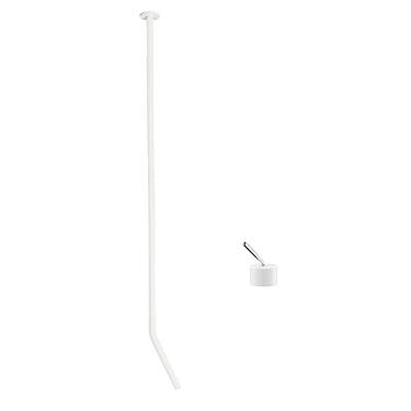 Imagem de Acessórios de banheiro de latão Conjuntos de torneira Torneira de chuveiro Misturador Deck Mount Ceramic Valve Core, deck branco, tamanho único