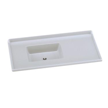 Imagem de Pia Sintética para Cozinha 100cm x 53cm AJ Rorato Gelo