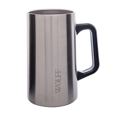 Imagem de Caneca Térmica para Cerveja de Aço Inox 500ml - Wolff
