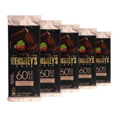 Imagem de Chocolate Hersheys 60% Cacau Special Dark Café 5 Barras 85g