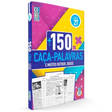 COQUETEL - CAÇA PALAVRAS - FACIL-MEDIO-DIFICIL - LIVRO 2