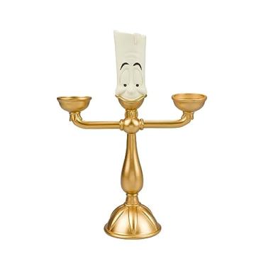 Imagem de Porta Vela Resina Candelabro Lumière - Bela E A Fera