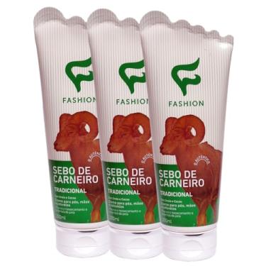 Imagem de Creme Sebo de Carneiro Tradicional 200ml Fashion | Kit 3 Bisnagas