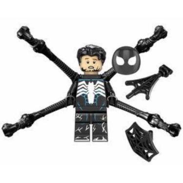 Imagem de Boneco Blocos De Montar Peter Parker Venom Homem Aranha - Mega Block T