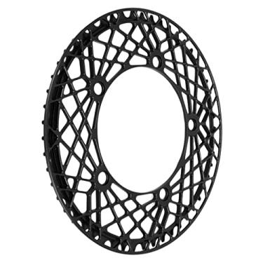 Imagem de Placa de Corrente de Bicicleta Dobrável, Coroa de Bicicleta Reduz o Atrito e o Ruído para Bicicletas de Estrada, Mountain Bike (ânodo preto)